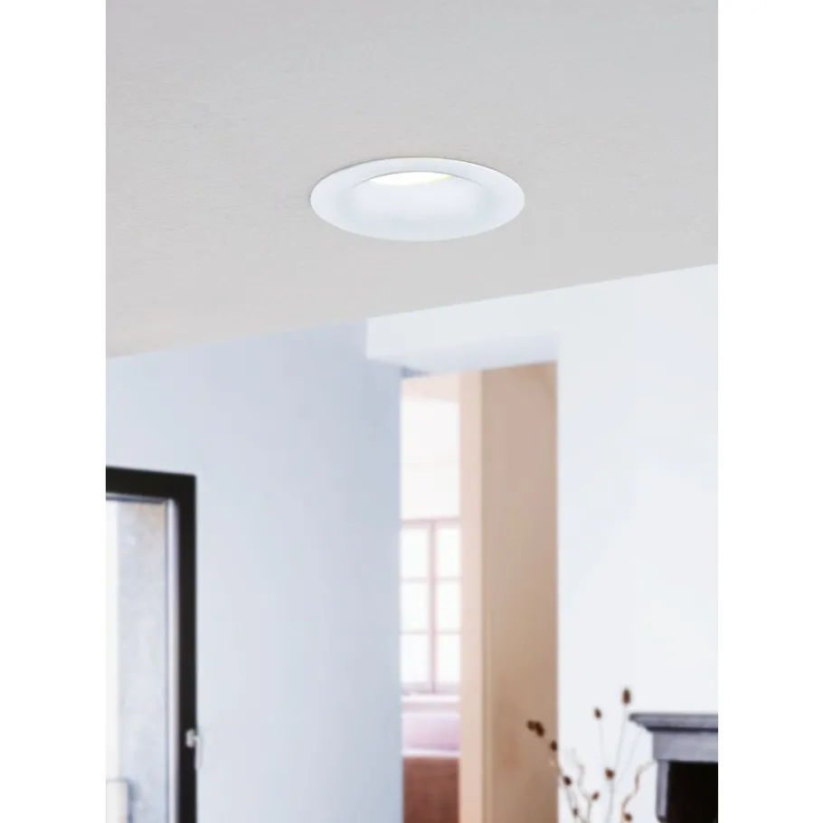 Eglo SALICETO inbouwarmatuur aluminium wit H: 42 mm | Ø 88 mm Discount