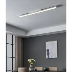 Eglo SALOBRENA 1 Plafondarmaturen aluminium wit / Kunststof wit H: 45 mm Outlet