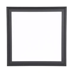 Eglo SALOBRENA 1 Plafondarmaturen aluminium, staal zwart / Kunststof wit H: 50 mm Outlet