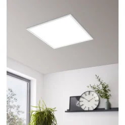 Eglo SALOBRENA-A Plafondarmaturen aluminium wit / Kunststof wit H: 50 mm Clearance