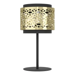 Eglo SANDBACH Tafellampen staal zwart, geelkoper H: 450 mm | Ø 240 mm Online