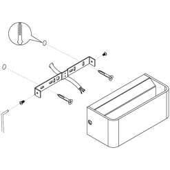 Eglo SANIA 4 Wandlamp aluminium wit H: 80 mm Outlet