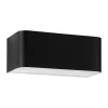 Eglo SANIA 4 Wandlamp aluminium zwart, wit H: 80 mm Outlet