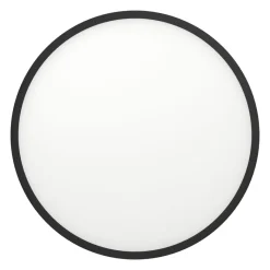 Eglo SARSINA-Z Plafondarmaturen aluminium, staal zwart / Kunststof wit H: 52 mm | Ø 600 mm Outlet