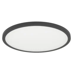 Eglo SARSINA-Z Plafondarmaturen aluminium, staal zwart / Kunststof wit H: 52 mm | Ø 450 mm Outlet