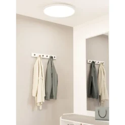 Eglo SARSINA-Z Plafondarmaturen aluminium, staal wit / Kunststof wit H: 52 mm | Ø 600 mm Outlet