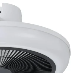 Eglo SAYULITA Ventilator met licht ABS wit / acryl melkkleurig H: 205 mm | Ø 455 mm Clearance