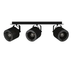 Eglo SEGOVIA spot staal zwart / Hout zwart H: 185 mm