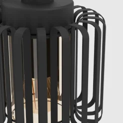 Eglo SELINUS Staande lampen staal zwart / Glas helder H: 845 mm New