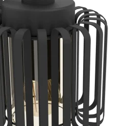 Eglo SELINUS Wandlamp staal zwart / Glas helder H: 220 mm Hot