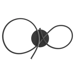 Eglo SERPINS Plafondarmaturen aluminium, staal zwart / Kunststof wit H: 75 mm Sale