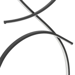 Eglo SERPINS Staande lampen aluminium, staal zwart / Kunststof wit H: 1070 mm Hot