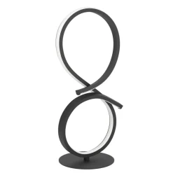 Eglo SERPINS Tafellampen aluminium, staal zwart / Kunststof wit H: 405 mm Online