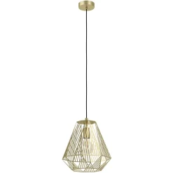 Eglo STYPE hanglamp staal goudkleuren H: 1100 mm | Ø 330 mm Hot