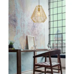 Eglo STYPE hanglamp staal goudkleuren H: 1100 mm | Ø 330 mm Hot