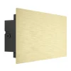Eglo TALAMELLO Wandlamp aluminium geborsteld goud H: 100 mm Hot