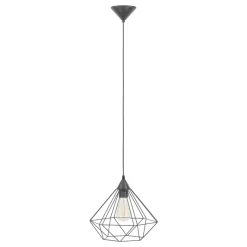 Eglo TARBES hanglamp Kunststof zwart / staal zwart H: 1100 mm | Ø 325 mm Best