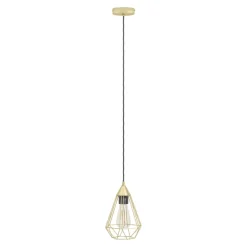 Eglo TARBES hanglamp staal geelkoper-geborsteld H: 1300 mm | Ø 175 mm Sale