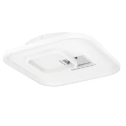 Eglo TIRIOLO Wand-/plafondlamp staal, kunststof wit, zilver H: 60 mm Online