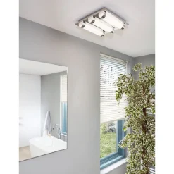 Eglo TOLORICO Wand-/plafondlamp roestvast staal chroom / kunststof, kristal helder H: 75 mm New