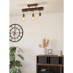 Eglo TOWNSHEND 4 Plafondarmaturen staal antiek-bruin H: 260 mm Best