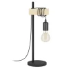 Eglo TOWNSHEND Tafellampen staal, hout zwart, bruin H: 500 mm Best