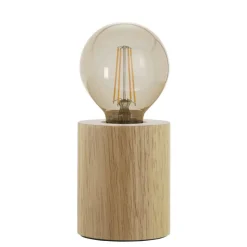 Eglo TURIALDO Tafellampen Hout bruin H: 100 mm | Ø 85 mm Hot