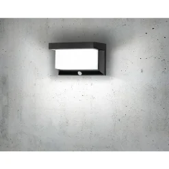 Eglo UTRERA zonne-energiearmatuur Kunststof zwart / Kunststof wit H: 120 mm