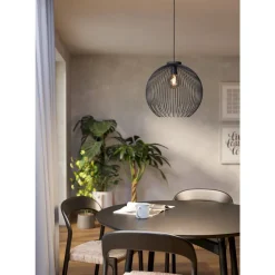 Eglo VENEZUELA hanglamp staal zwart H: 1100 mm | Ø 400 mm New