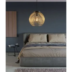 Eglo VENEZUELA hanglamp staal zwart, goud H: 1100 mm | Ø 235 mm Sale