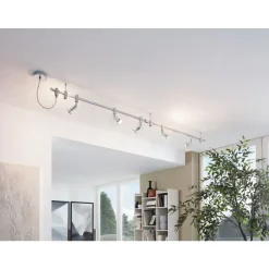 Eglo VILANOVA systeem aluminium, staal aluminium, chroom H: 200 mm Discount