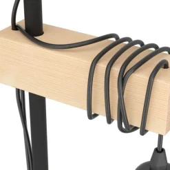 Eglo VL TOWNSHEND 2LI E27 ZWART/HOUT Clearance