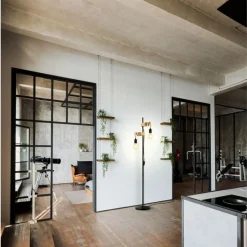 Eglo VL TOWNSHEND 2LI E27 ZWART/HOUT Clearance