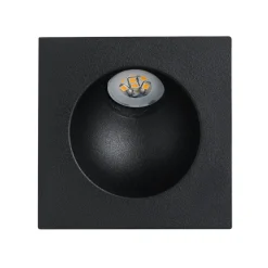 Eglo ZARATE inbouwarmatuur aluminium zwart / Kunststof wit