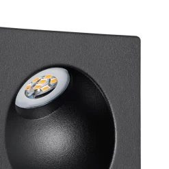 Eglo ZARATE inbouwarmatuur aluminium zwart / Kunststof wit