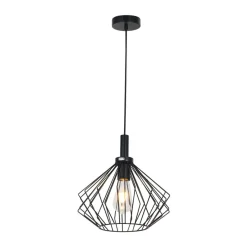 Fantasia ANGULO pendel 1x E27 zwart Hot