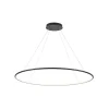 Fantasia ANNU pendant 1 ring  64W  SMD 3000K dimmable ø1200mm Black Outlet
