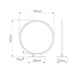 Fantasia ANNU table lamp  21W SMD 3000K dimmable ø400mm Black Clearance