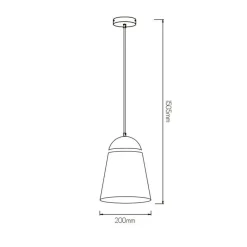 Fantasia AZAR pendant  Ø20 E27 white New