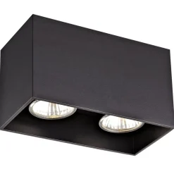 Fantasia BABAR Plafondlicht zwart vierkant 2xGU10 excl (max 50W) Best