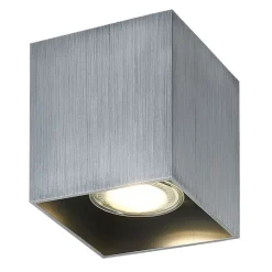 Fantasia BABAR Plafondlicht geborsteld staal vierkant 1xGU10 excl (max 50W) Sale