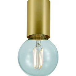 Fantasia BABU Plafondlicht geborsteld goud, 1x E27 excl (Ø56x90) Best