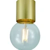 Fantasia BABU Plafondlicht geborsteld goud 1x E27 excl (Ø80x84) Outlet