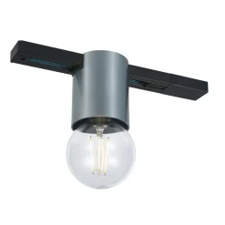 Fantasia BABU 1xE27 excl monofase track spot geborsteld staal New