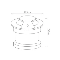 Fantasia BEACON 2 floorspot 5W COB Led 3000K 400lm IP67 Outlet