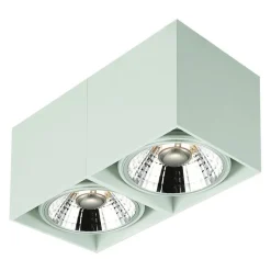 Fantasia BOX-2L square white incl. 2x AR111 12W 2700K 1130 lm Hot