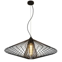 Fantasia DAXOS pendant 1x E27 black diam 80 Discount