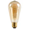 Fantasia E27 LED Decor Spiral ST64 5W Amber 2200K Dimbaar Discount