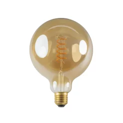 Fantasia E27 LED Globe Spiral G125 5W Amber 2200K Dimbaar Outlet