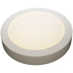 Fantasia FLUKE ceilinglamp round White 18W 3000K 1440lm/w diam 22,5 cm Outlet